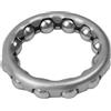 Gettimore Supporto per cuscinetto a sfera dell'albero centrale della bici, staffa per Tom in acciaio inox per sostituzione ruota assale, diametro interno 33,5 mm x 45 mm