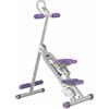 TISHITA Stepper Pieghevole Attrezzo Fitness Climber Cardio Allenamento Gambe Scalatore Verticale Regolabile 5 Livelli Struttura Acciaio Cavo Rinforzato Adatto per Angoli Piccoli, Viola