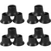HANABASS 12 Pezzi Coperture in Gomma Antiscivolo per Gambe Trampolino 3,2cm, Protezione Pavimento Resistente e Silenziosa, per Uso Esterno e Appartamenti