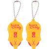 DOITOOL 2 Pezzi Contatore Punteggio Golf Mini in Plastica Gialla Portatile