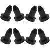 DEARMAMY 8 Pezzi Tappo di Scarico Kayak in Gomma Nero, Inserimento Rapido | Stoppino per Pozzetti, Accessorio Kayak, Blocco Acqua Affidabile per Uso Nautico