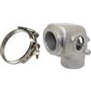 BUDZAVHIC Gomito per Montante Motore per Barche 21684826 con Morsetto a V 21325765 per Modelli V-lvo Penta D4-180 210 225 260 300 S-ries 3884701