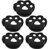 GRIRIW 5 Pezzi Ammortizzatore per Racchetta da Tennis Smorzatore per Racchetta da Tennis in Silicone Assorbimento Urti Facile da Installare
