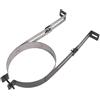 Haogui Supporto for Tubo Camino, Morsetto for Canna fumaria, Clip di Fissaggio Regolabile e Robusta, Gancio for Stufa, Accessorio Portatile