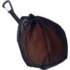 XHCTNB Rete Porta Palloni Nera con Gancio, Zaino Rete Porta Palloni, Borsa a Reti per Pallacanestro, Borsa per Pallone per Basket, Calcio, Pallavolo