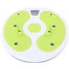 Adfaga Core Twist Board ABS Twist Board Disco rotante in vita Contatore digitale Timer Massaggio ai piedi Pedana per esercizi brucia calorie per palestra a casa Allenamento Fitness (Verde)
