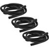 OHPHCALL 3 Pezzi Striscia Salvabordo SUP in PVC, Protezione Lama per Paddleboard Nero, Design Leggero, per Tavola da Surf, per Oceano
