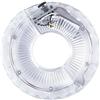 POPETPOP Bike Wheel Light, Wheel Light for Bike, 12 Luci RGB, Plastico, Bianco, 300mah, Viti in Ferro, per Ruota Bici, Visibile da Tutti Gli Angoli, per Guida Notturna e Ciclismo