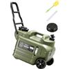 Generico Camping Water Container - 28L, Leak-Proof | Portable, Spigot, Wheels, Milit | PE Construction, 28L Large Capacity, Built-In Wheels For Easy Transport, Leak-Proof Spigot, Includes Extension Tube &