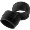 SOESFOUFU 2 Pezzi Anello di Fissaggio per Manubrio Bici Nero in Gomma | Gestione Cavi, Protezione Versatile, Installazione Facile per Ciclismo e Mountain Bike