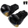 SHERCHPRY Guantoni da Boxe in Pu Neri, Guanti da Allenamento, Protezione Mani e Polsi, Facili da Indossare, per Adulti e Uomini, Boxe Training e Cardio