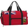 CNTDBU Flag of Manitoba - Borsone sportivo con scomparto per scarpe