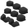 DEARMAMY 3 Pezzi Imbottiture per Casco da Moto in Spugna Traspirante Assorbente Sudore Design Rapido Staccabile per Ciclismo e Guida Sicura Comfort