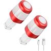 VlHpnpe LED Ad Alta luminosità Girare la maniglia luce Scooter elettrico Manubrio Lampada Ciclismo LED Attacco Tappi indicatori luce Ciclo maniglia associazioni Luci terminali