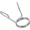 Veemoon Barbell Clamp Clip per Bilanciere e Manubri, Molla, Ferro, Argento, Design Staccabile, Antiscivolo, Portatile, per Sollevamento Pesi e Palestra
