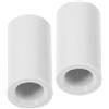 OSOLADY 2 Pezzi Ghiere per Stecche da Biliardo Bianco in Plastica