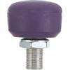 SHINEOFI Tampone Freno per Pattini a Rotelle Regolabile in Gomma e Metallo, per Quad Skates e Inline Skates, Filettatura 15,5mm, Stelo 27mm, per Allenamenti e Pista da Pattinaggio
