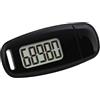 PQLXJJYUR Dispositivo Di Conteggio Pedometro Con Sensore 3D Passo Retroilluminazione Blu Clip Posteriore Staccabile Cordino USB Fitness Tracker Preciso E Facile Da Leggere(Black)