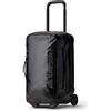 Gregory Divide Rollers - Alpaca Wheeled Duffel 40 - Borsone con ruote, 55 cm, 40 L, 2.6 KG, Bagaglio a mano 55x35x25 cm, Resistente alle intemperie, Nero (Obsidian Black)