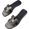 Multicolori Donna Estive Ciabatte Pelle Scarpe Sandali Spiaggia Scarpe basse