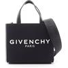 GIVENCHY G TOTE MINI Borsa a tracolla a mano BB50N0B1F1001 tela nera NUOVA