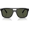 Ray-Ban Occhiali da Sole RB2213 901/31 Nero/Verde G-15 Unisex 58/20/150