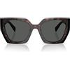 Prada Occhiali da Sole PR15WS 24B40L Root Nero/Grigio Scuro Unisex 54/19/140