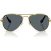 Ray-Ban Occhiali da Sole RB3925 001/R5 Aviator Max Oro Arista/Blu Unisex 58/16/145