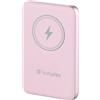 Verbatim Charge 'n' Go Polimeri di litio LiPo 10000 mAh Carica wireless Rosa (MA
