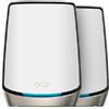 NETGEAR Orbi WiFi Mesh (RBK862S), Tri-band Mesh WiFi 6, Velocità fino a 6.0 Gbps, Router con 1 satelliti, Copre 360 m2 e 100 dispositivi
