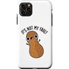 Punny Bone Custodia per iPhone 11 Pro Max It's Nut My Fault Divertente gioco di parole con arachidi