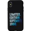 Limited Edition September 1990 Legendary Custodia per iPhone X/XS Settembre 1990 Anno 1990 Retro 1990 Vintage Edizione Limitata