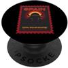 Europe Total Solar Eclipse 08.12.2026 Total Solar Eclipse 08.12.2026 Francobollo Spagna PopSockets PopGrip Adesivo