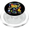 Bahaa's Tee Retro Back To 90's, Nostalgia per gli anni Novanta Grafica PopSockets PopGrip per MagSafe