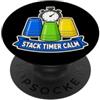 Jimbeels STACK TIMER CALM Impilamento Sportivo Bicchieri Cronometro PopSockets PopGrip Adesivo