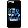 Diabetes Awareness Shirt Diabetic Gifts Custodia per iPhone 7 Plus/8 Plus Indosso il blu per il mese della sensibilizzazione sul diabete