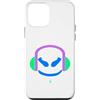 JETC-33 Custodia per iPhone 12 mini Funny DJ Mallow's SmilingFace Flash Blu