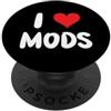 Moderator Online Forum IT Tech for Men W I Love Mods - Cuore - Gioco PC Gamer Videogiochi PopSockets PopGrip Adesivo