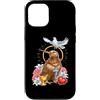 Catholic Core Catholiccore Aesthetic Got Custodia per iPhone 12/12 Pro Kiwi Bird Coquette Cristiano Religioso Crocifisso Cuore Croce