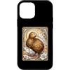 Catholic Core Catholiccore Aesthetic Got Custodia per iPhone 12 mini Kiwi Bird Coquette Christian Pasqua Floreale Roary Croce