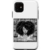 Black Women Reading Books Black History Custodia per iPhone 11 Donne nere che leggono libri bibliotecario afro capelli amante dei libri