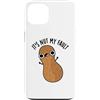 Punny Bone Custodia per iPhone 13 It's Nut My Fault Divertente gioco di parole con arachidi
