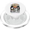 Do Not Pet Husband Men's Funny Emotional Do Not Pet Festa del papà Papà Divertente Supporto emotivo Marito PopSockets PopGrip per MagSafe