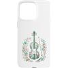 Disegni Artistici Violino Floreale Vinta Custodia per iPhone 15 Pro Max Violino Floreale Vintage Musica Classica