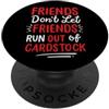 Papercrafter DIY Card Maker Funny Friend Cartoncino divertente per album di ritagli con amici umoristici PopSockets PopGrip Adesivo