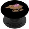 chill relax rest couch bed Recreation ex Maiale Chillin nel fango PopSockets PopGrip Adesivo