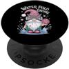 Festive Christmas Water Polo Gnome Fun Pallanuoto Gnome Natale Cheer PopSockets PopGrip Adesivo