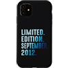 Limited Edition September 2012 Legendary Custodia per iPhone 11 Settembre 2012 Anno 2012 Retro 2012 Vintage Edizione Limitata