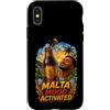 Puerto Rican Cultural Humor by NLTS Custodia per iPhone X/XS Malta Mood Attivato Boricua Sensazione