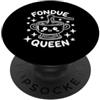 Melted Cheese Fondue Lover Designs Casseruola per formaggio fuso Fondue Queen Kawaii PopSockets PopGrip Adesivo